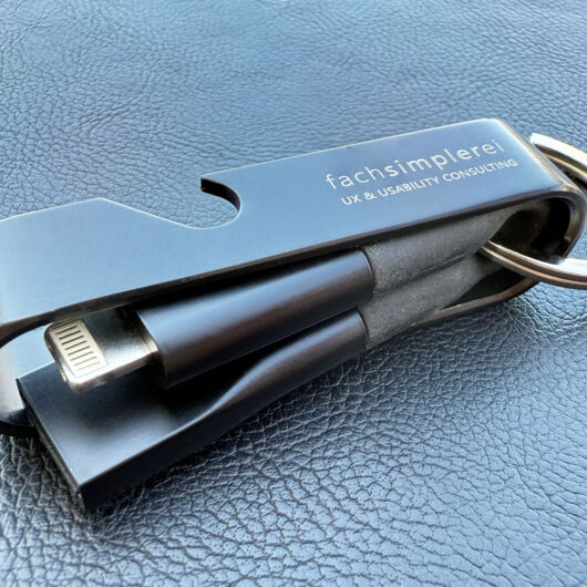 fachsimplerei multitool kabeladapter lightning usb-c mit flaschenöffner